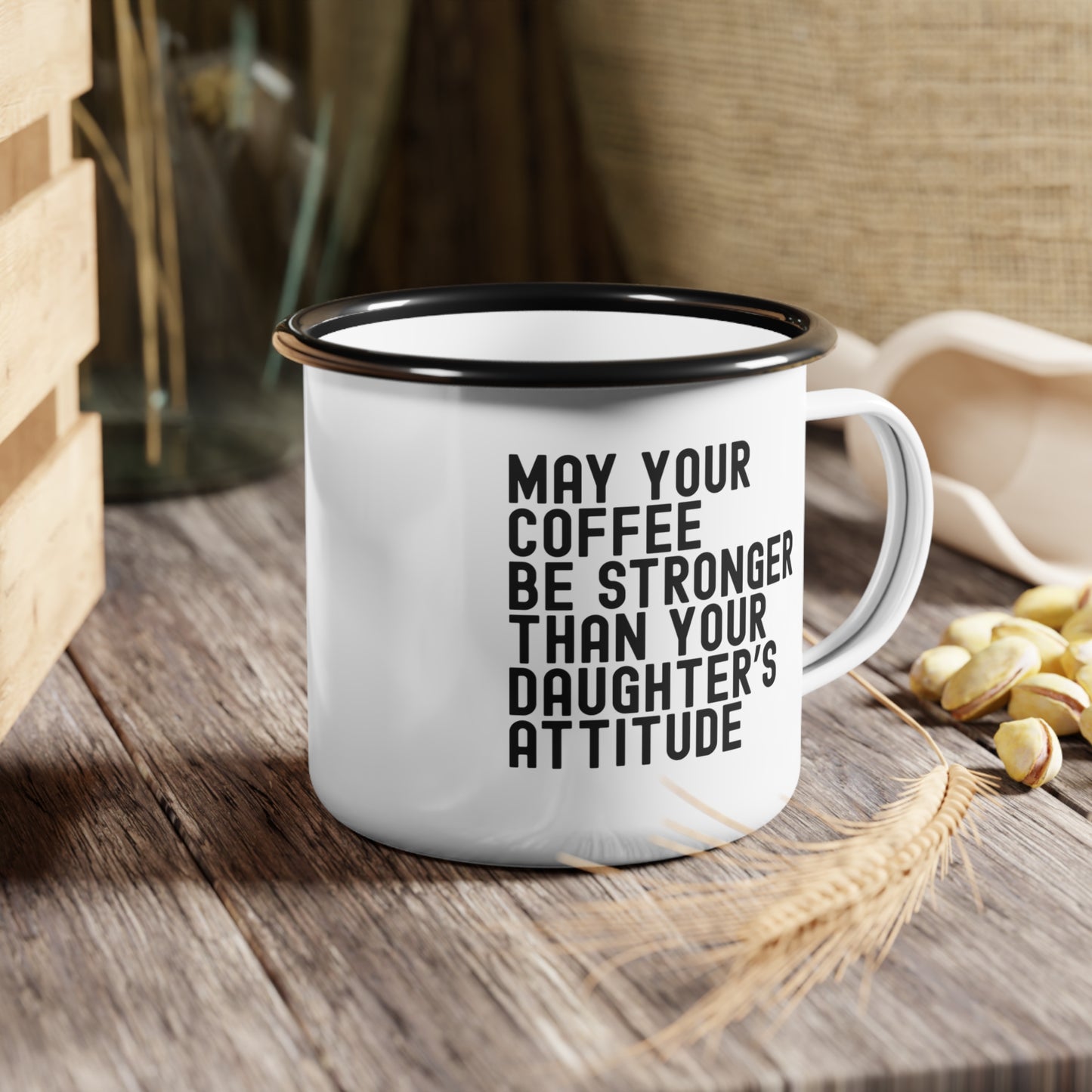 Funny Enamel Camp Mug