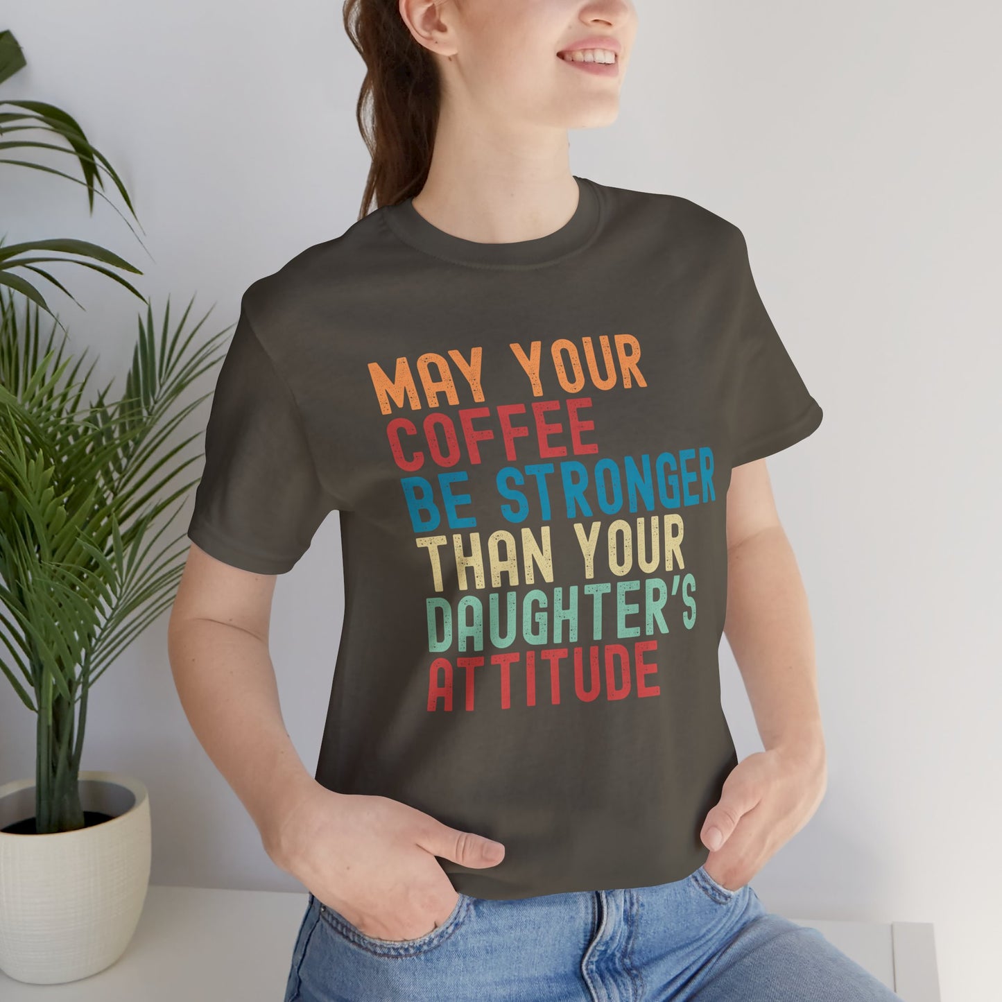 Funny Coffee-Themed Unisex Jersey Tee