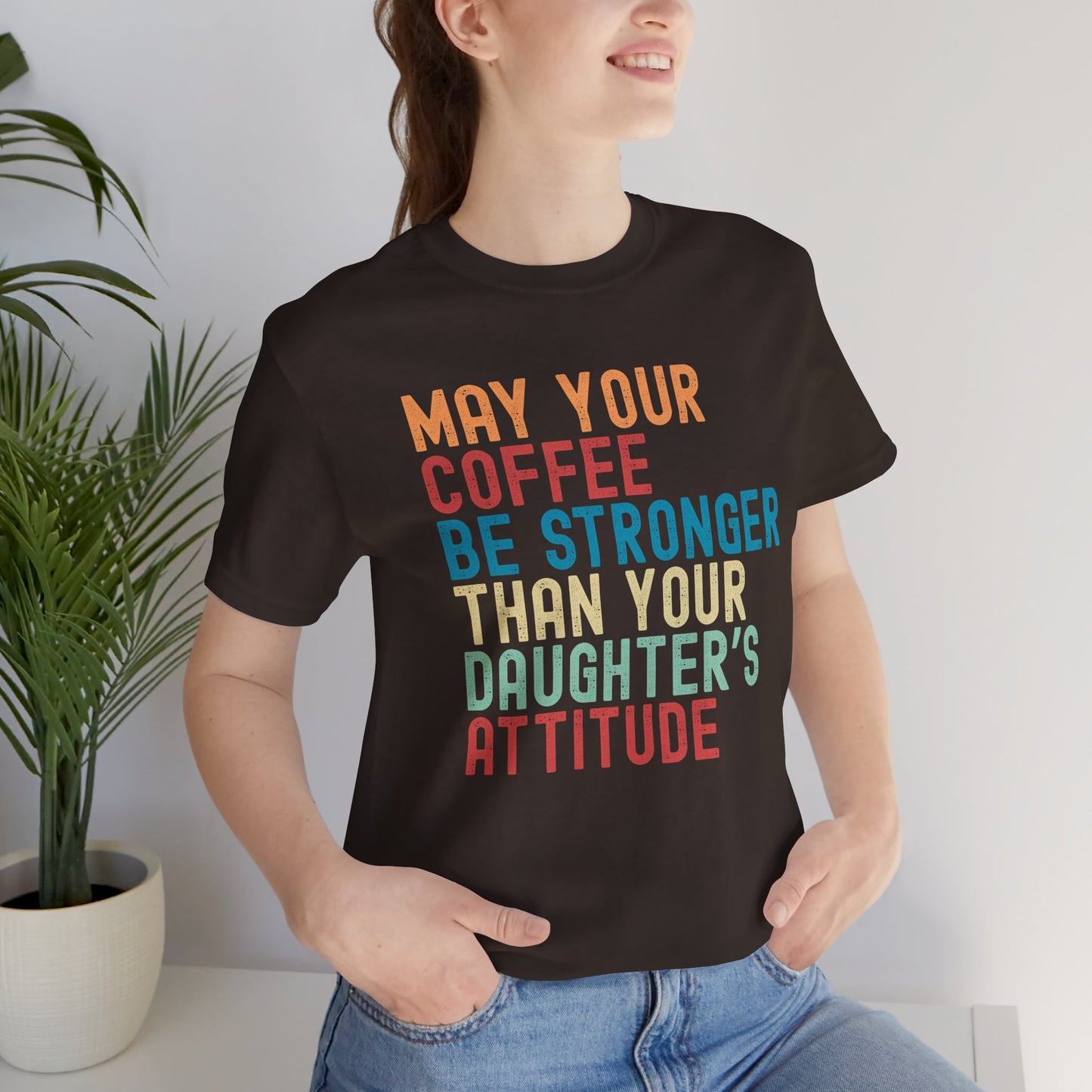 Funny Coffee-Themed Unisex Jersey Tee